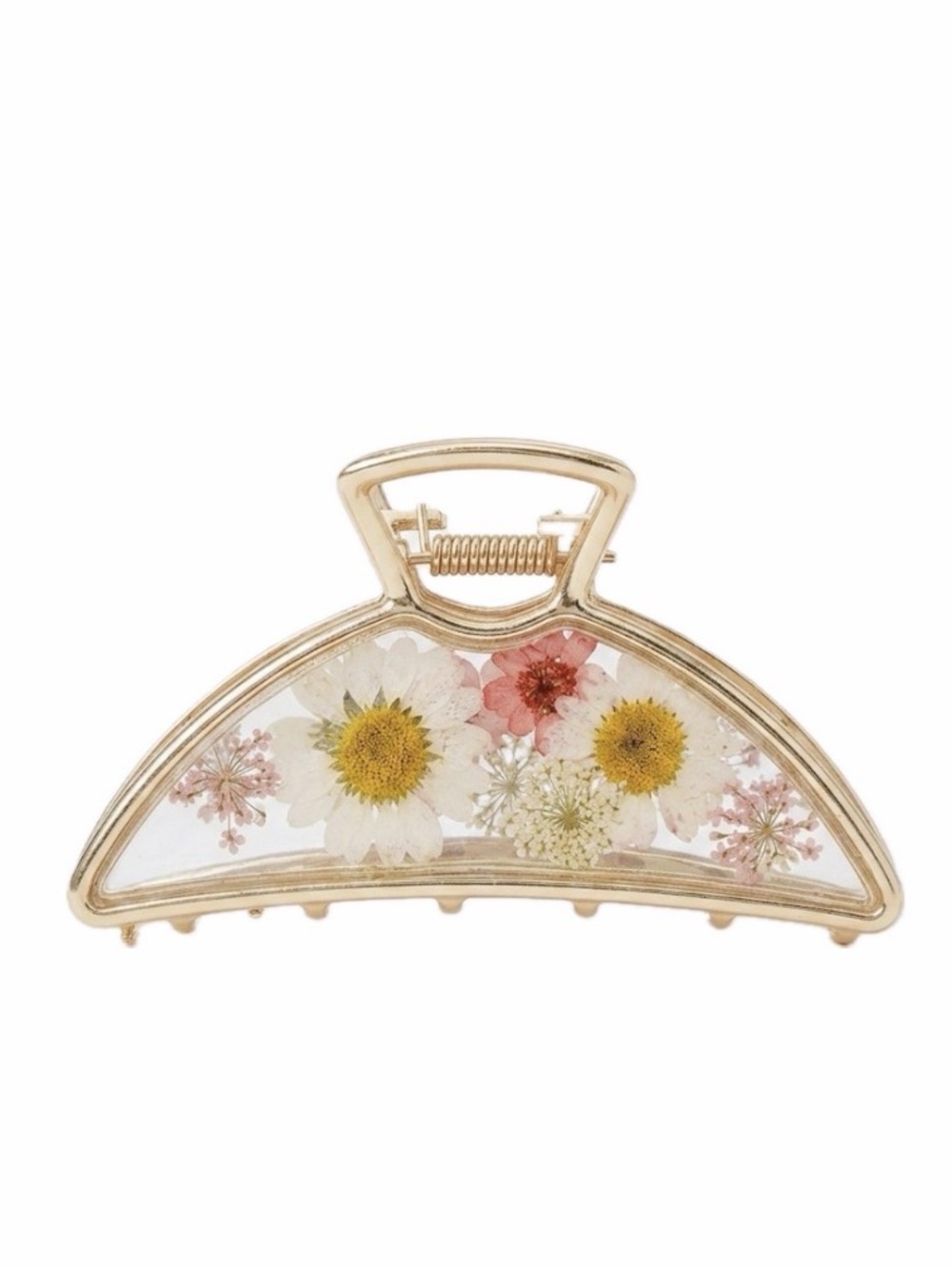 NWT ⚜️🌸⚜️ Sunday State Dry pressed Flowers Hair Claw Clip